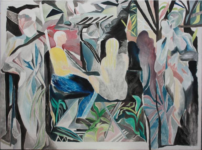 770x575 Saatchi Art Neptune's Trident Painting By Tom Davis - Trident Painting