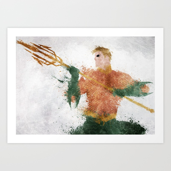 700x700 Trident Art Print By Melissa Smith Society6 - Trident Painting