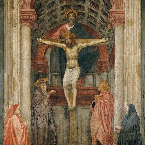 500x500 Masaccio's Holy Trinity - Trinity Painting