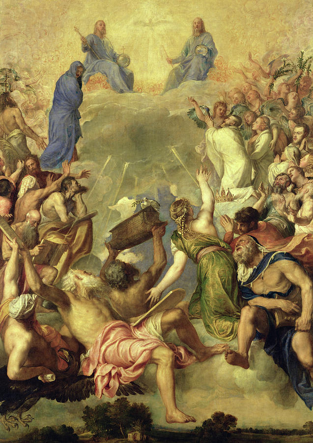 637x900 The Holy Trinity Painting By Titian - Trinity Painting