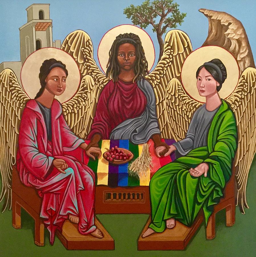 899x900 The Trinity Painting By Kelly Latimore - Trinity Painting