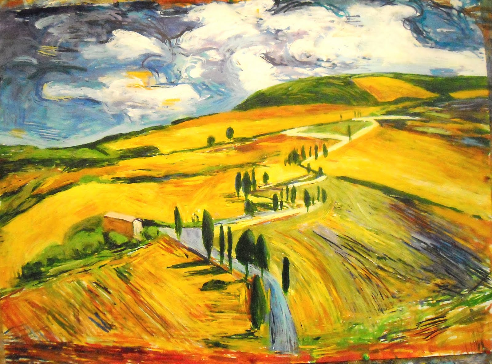 1600x1185 My Third Eye Scratched Supposed Continuation - Trip Painting