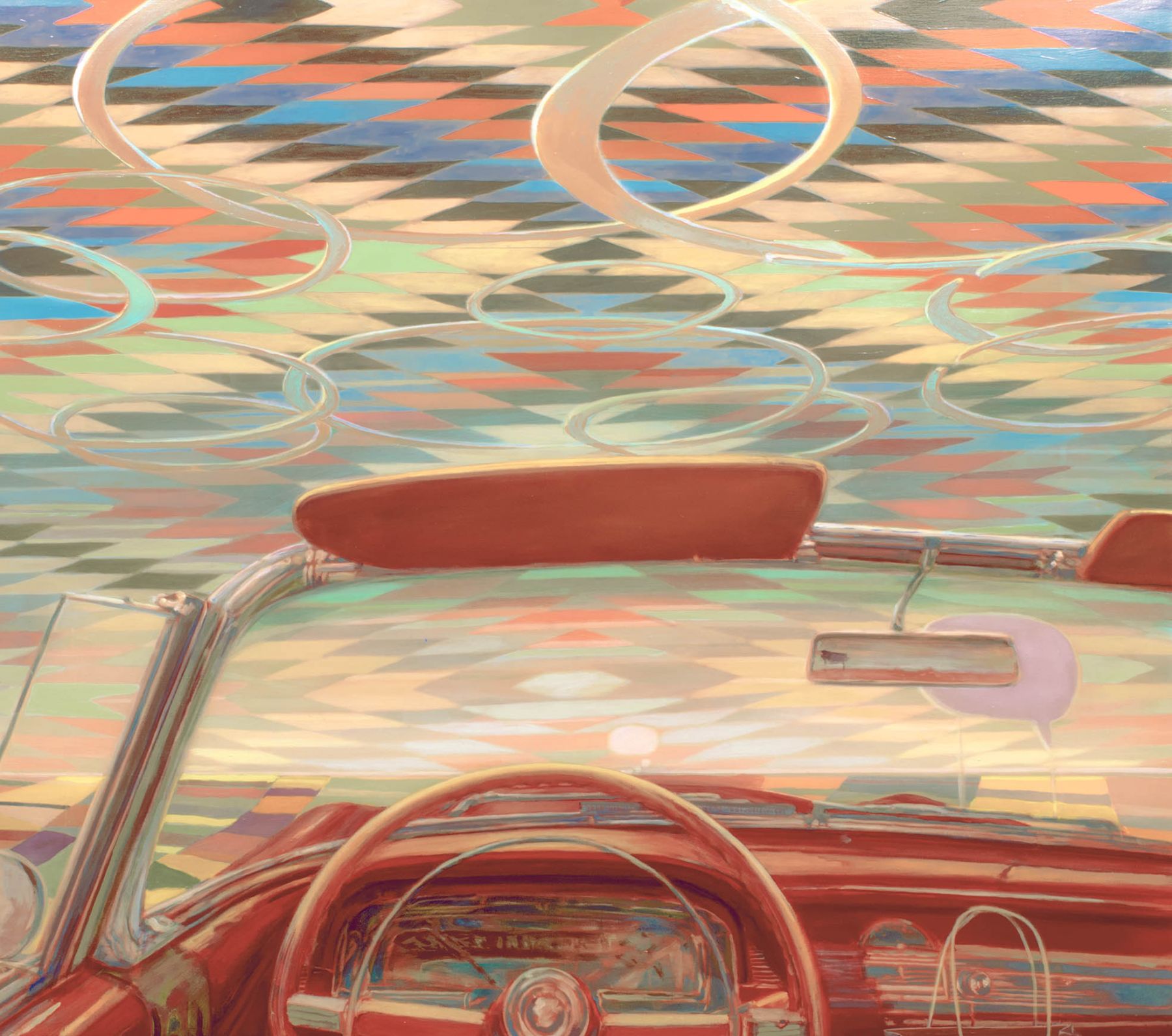 1800x1591 Road Trip Paintings By Greg Drasler - Trip Painting