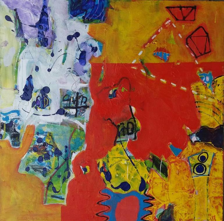 770x760 Saatchi Art Trip Painting By Dumitrache Ciprian - Trip Painting