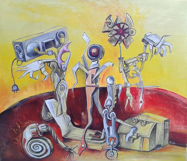 770x665 Saatchi Art The Trip Painting By Preda Florin Stelian - Trip Painting