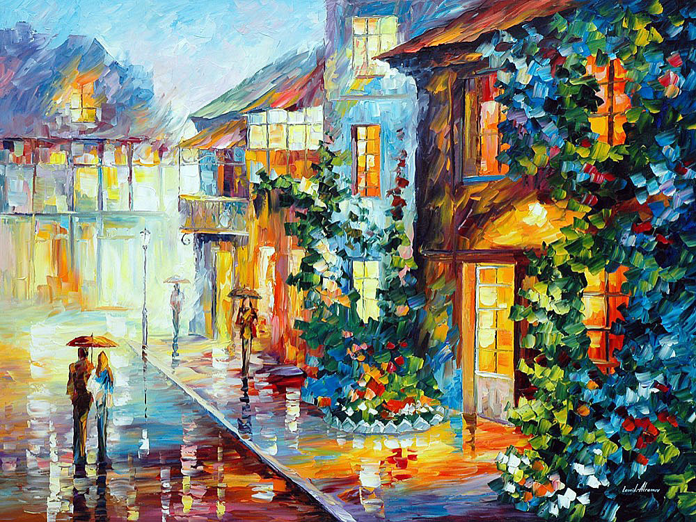1000x751 Trip To The Dream Palette Knife Oil Painting On Canvas By Leonid - Trip Painting
