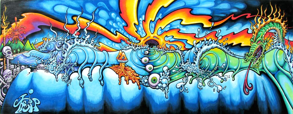 1000x392 Trip Iii - Trip Painting