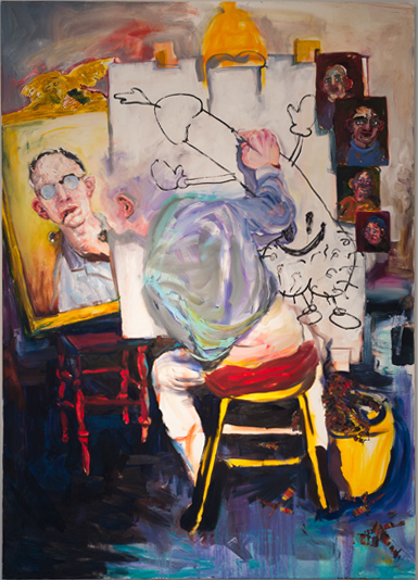 385x534 Painter Ray Mack Shoplifts From The Dudes Of Art History - Triple A Painting