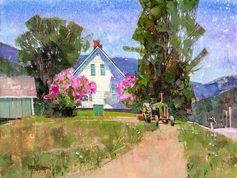 800x600 Triple Crown A Painting By Vermont Artist Peter Huntoon - Triple Crown Painting