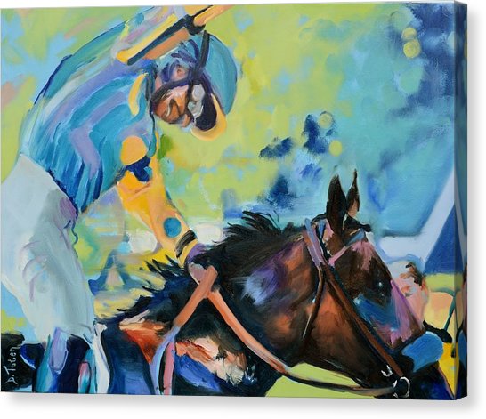 546x471 American Pharoah Canvas Prints Fine Art America - Triple Crown Painting