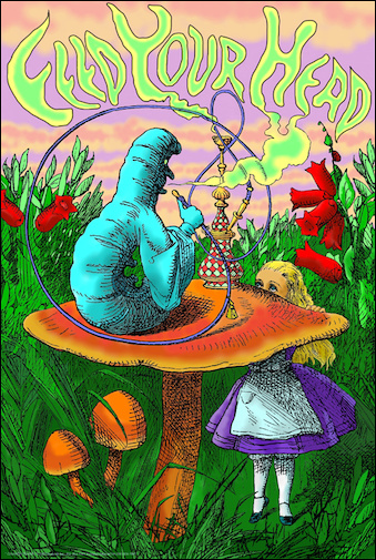 339x505 - Trippy Mushroom Painting