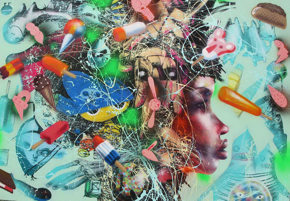 1200x832 10 Artists That Paint Women Widewalls - Trippy Oil Painting