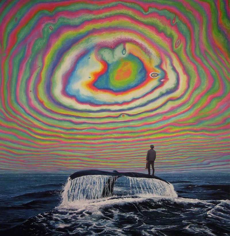 800x824 Surreal And Psychedelic Oil Paintings Of Shang Chengxiang - Trippy Oil Painting