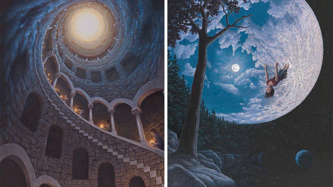 1140x642 These Trippy Paintings Change As You Look At Them So Bad So Good - Trippy Painting