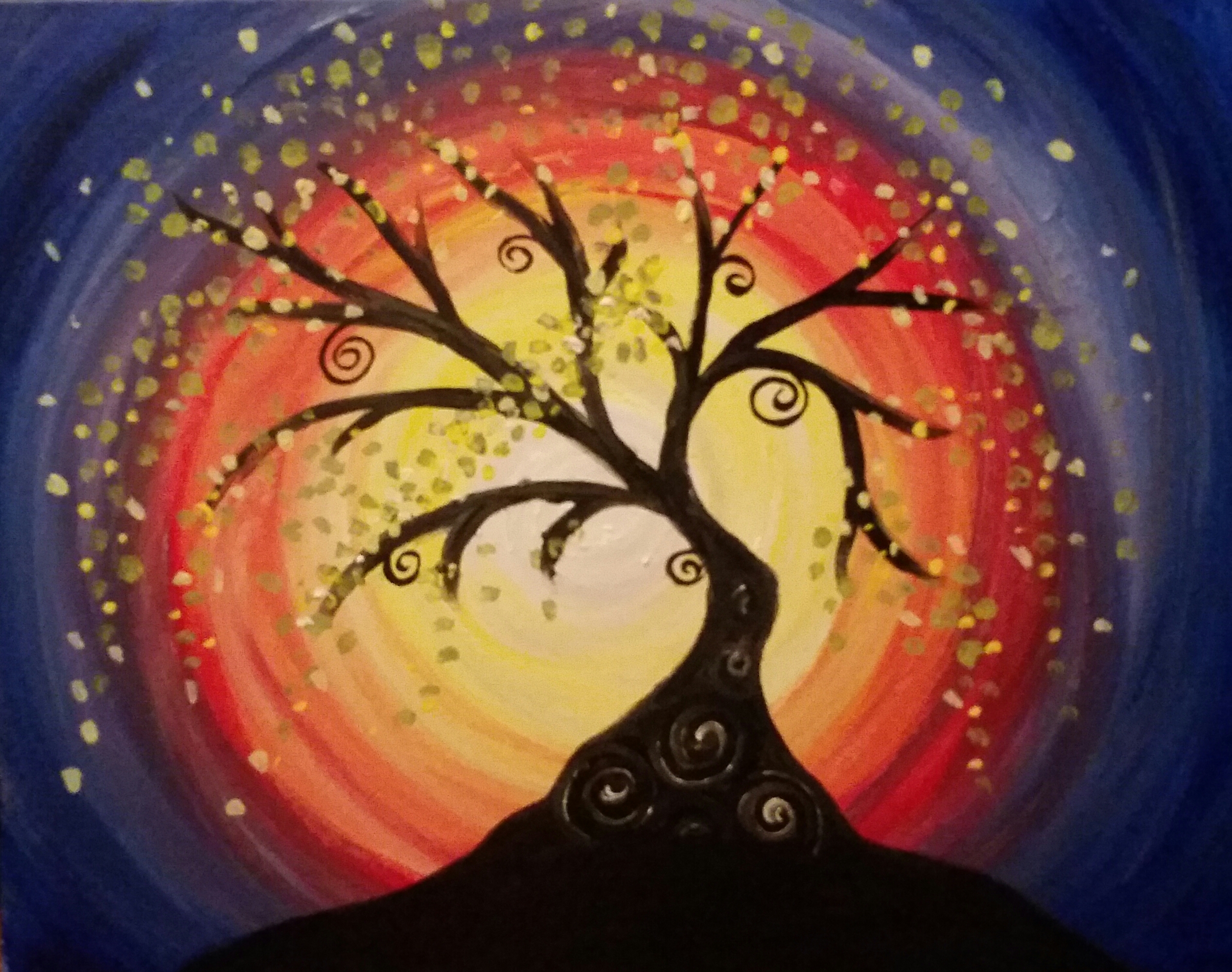 2517x1986 Trippy Tree - Trippy Painting