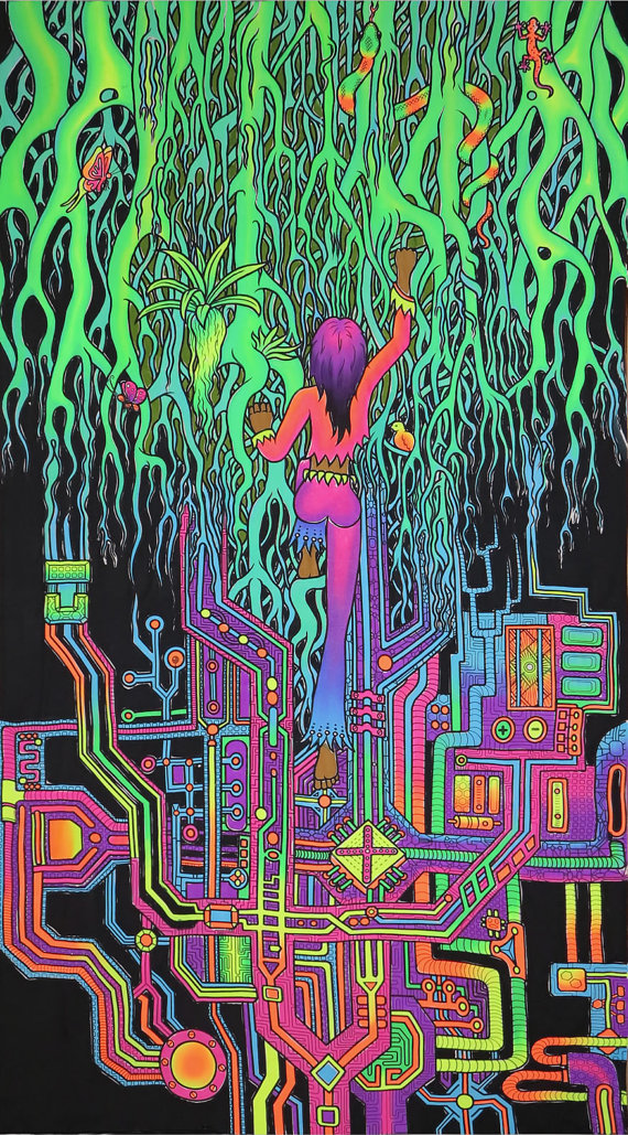 570x1029 Trippy Wall Hanging - Trippy Wall Painting