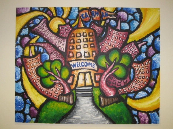 600x448 Boringside Heights Back To School Edition Bwog - Trippy Wall Painting