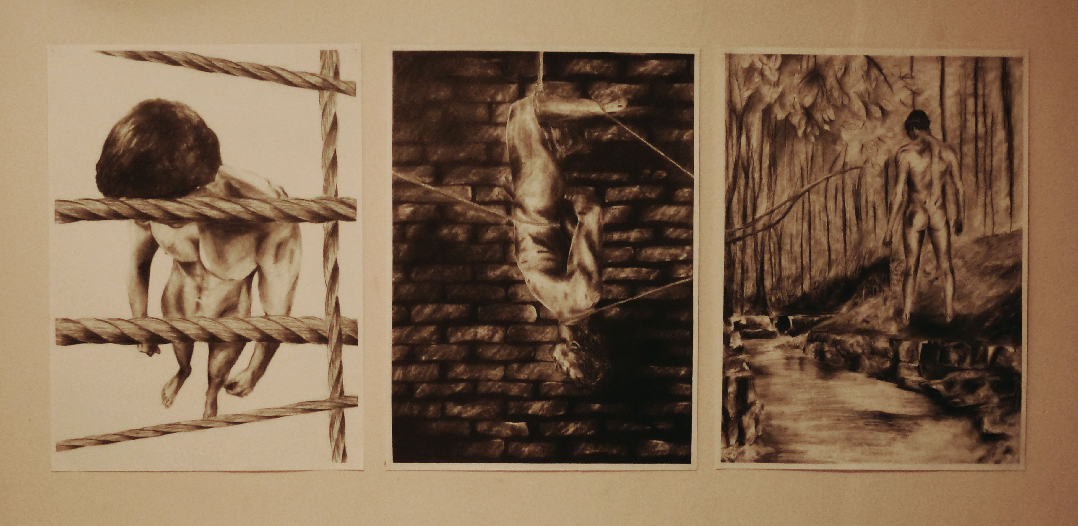 3648x1782 Pin By Dan Askew On 2d Triptych - Triptik Painting