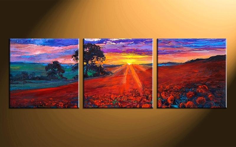 800x500 Triptych Canvas Prints Art With Regard To Plan 12 - Triptych Canvas Painting