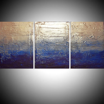 354x354 Large Wall Affordable Art Hanging Acrylic From Wrightsonarts - Triptych Canvas Painting