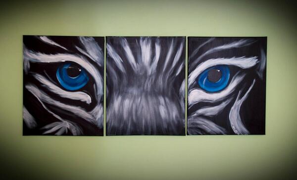 600x365 Mario Novak Art On Twitter Acrylic Triptych Painting On Canvas - Triptych Painting
