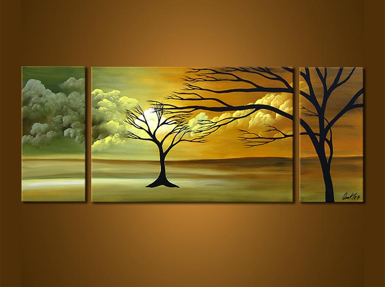751x559 Painting - Triptych Painting