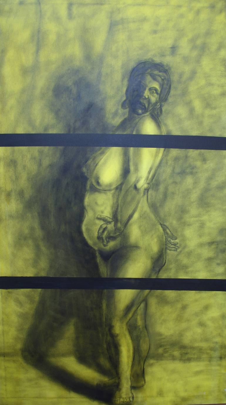 770x1377 Saatchi Art The Three Graces Part 3 Of A Triptych Painting By - Triptych Painting