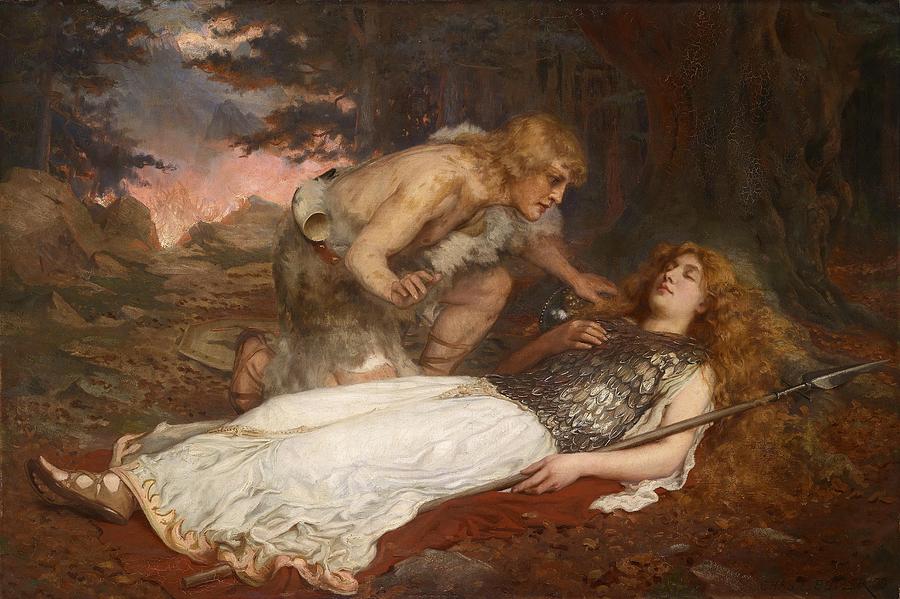 900x599 Tristan Isolde And Opera Painting By Herbert James - Tristan And Isolde Painting