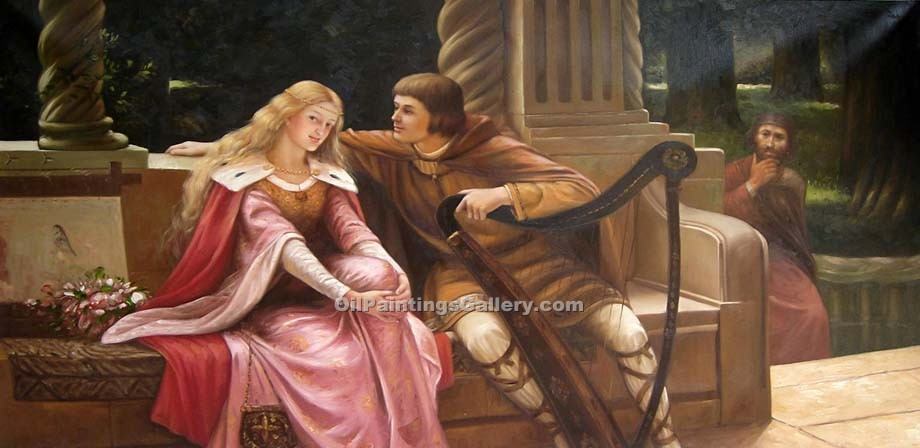 920x448 Tristan And Isolde By Blair Leighton Edmund (Painting Id Cl 2864 Ka) - Tristan And Isolde Painting