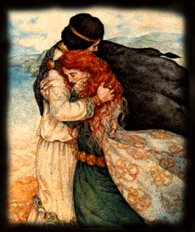 389x463 Tristan And Isolde In Art - Tristan And Isolde Painting