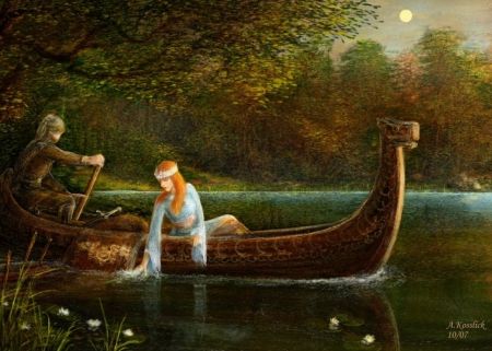 450x321 Tristan And Isolde Painting - Tristan And Isolde Painting