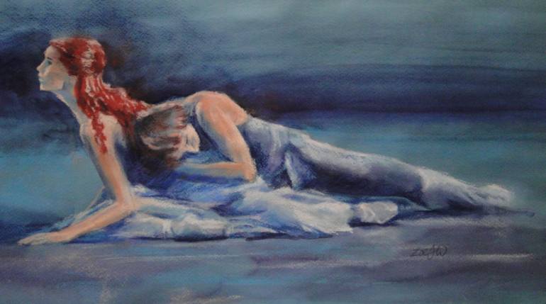 770x429 Saatchi Art Tristan And Isolde (Sold) Painting By Zoe James Williams - Tristan And Isolde Painting