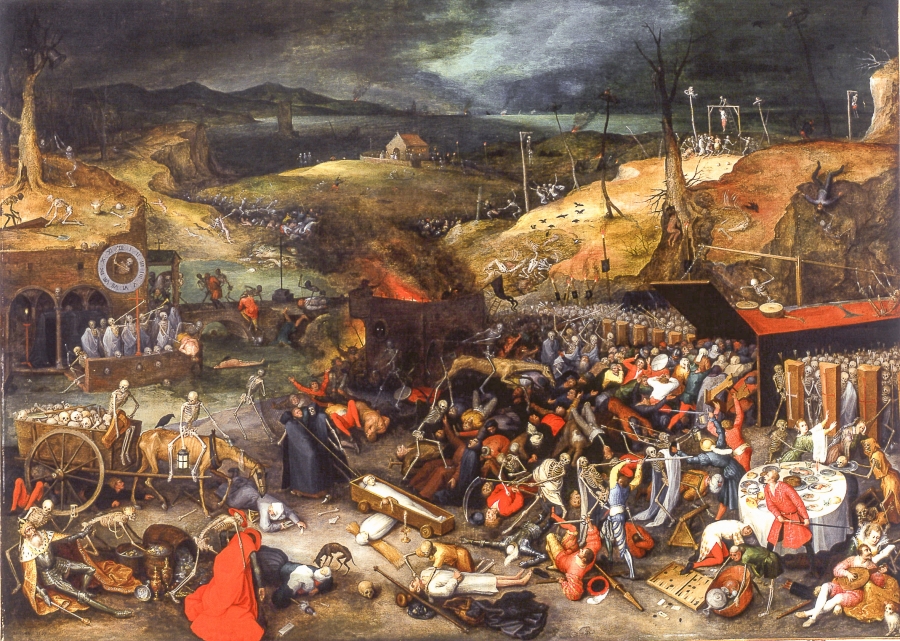 900x641 The Triumph Of Death Image Analysis On The Black Death - Triumph Of Death Painting