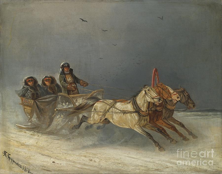 900x706 Troika Painting By Motionage Designs - Troika Painting