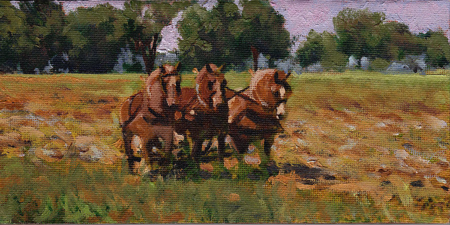 900x450 The Troika Painting By David Zimmerman - Troika Painting