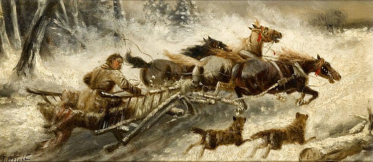 750x327 J Orloff Paintings Amp Artwork For Sale J Orloff Art Value Price Guide - Troika Painting