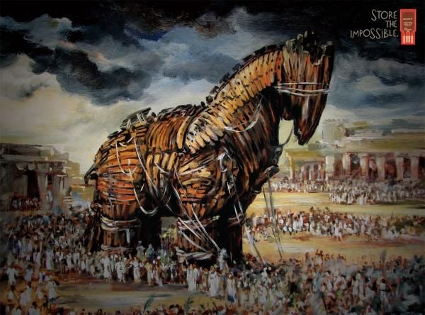 600x444 Trojan Horse Painting - Trojan Horse Painting