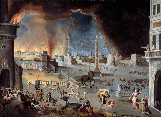 612x444 The Fall Of Trojan - Trojan Painting