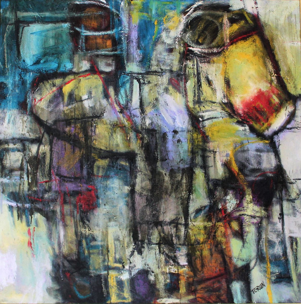 1188x1200 Trojan Horse (Timothy Green) - Trojan Painting