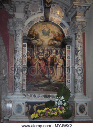 300x417 Baroque Side Altar Of St. Anna Of Trojan Painting By Giovanni - Trojan Painting