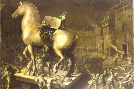 450x300 Thefamous Trojan Horse The Silence Around Cassandra - Trojan War Painting