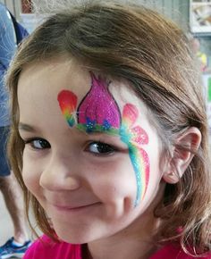 236x290 Trolls Facepaint Idea School Face Paint Ideas! - Trolls Face Painting