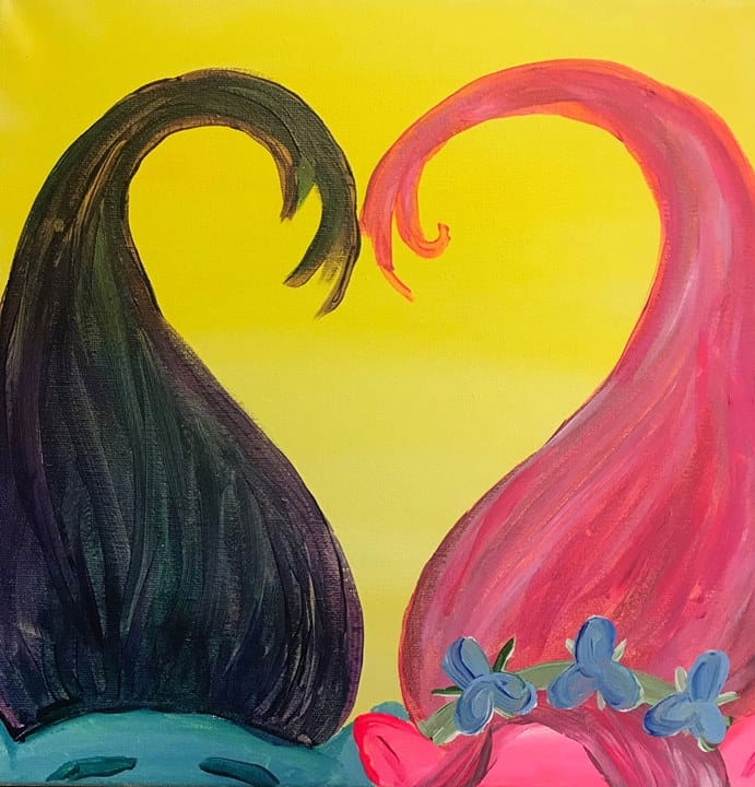 691x720 Trolls Night! - Trolls Painting