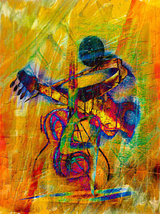 225x300 Trombone Paintings Fine Art America - Trombone Painting