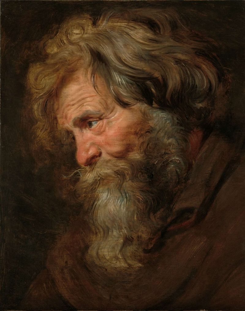 800x1014 Study (Tronie) Of An Old Man, Circa 1615 Peter Paul Rubens Peter - Tronie Painting