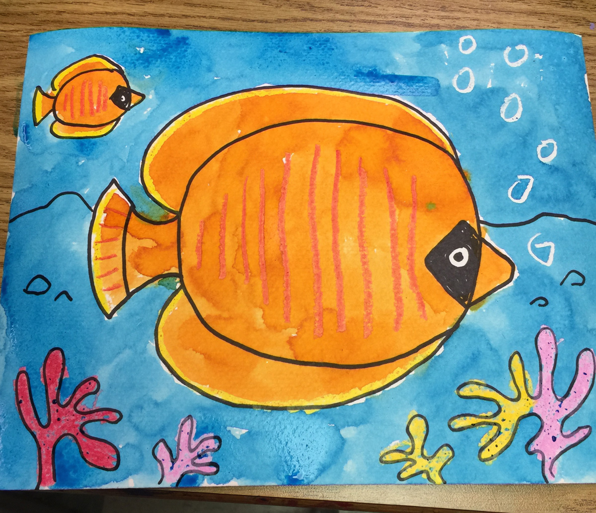 1200x1033 Tropical Fish Art Projects For Kids - Tropical Fish Painting