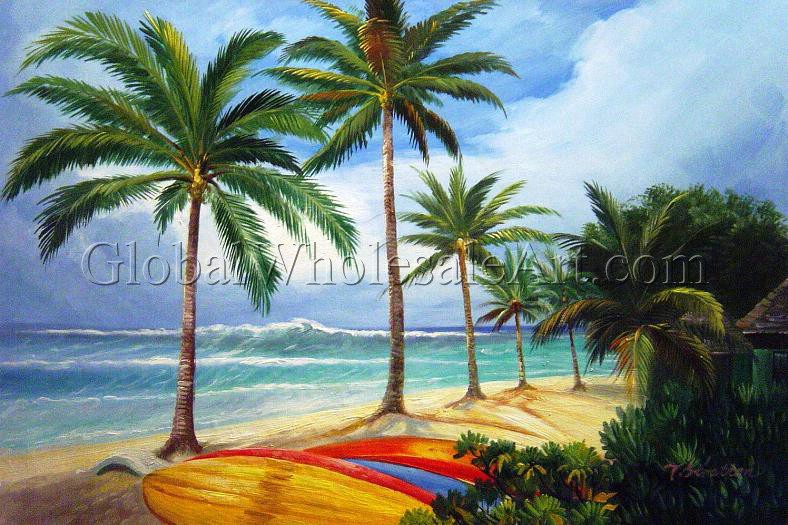 788x525 A Tropical Island Getaway - Tropical Island Painting
