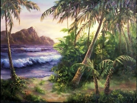 480x360 Tropical Island Paint With Kevin Hill Art Painting - Tropical Island Painting