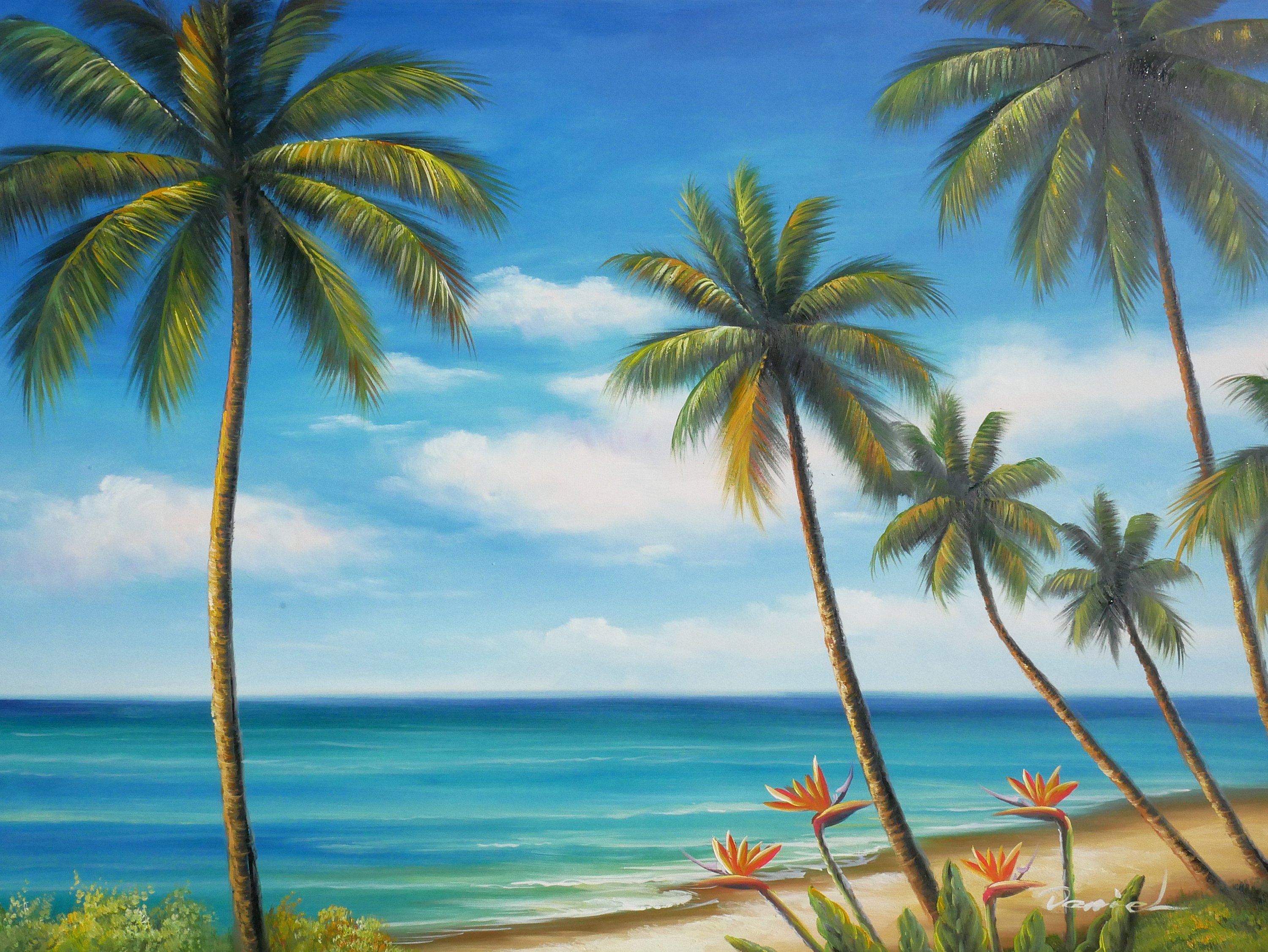 Paintings Of Tropical Beaches