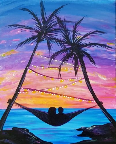 403x500 Nights Like This - Tropical Painting
